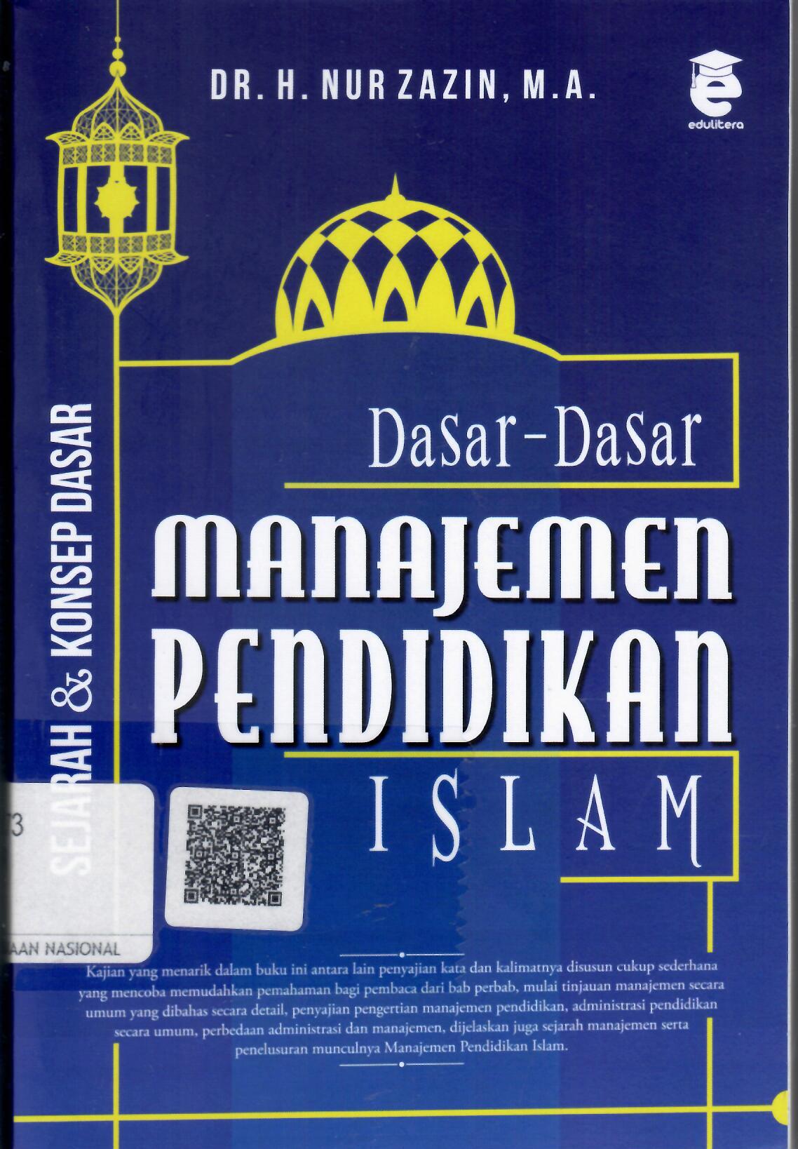 Dasar-Dasar Manajemen Pendidikan Islam