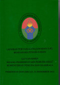 Laporan Pertanggungjawaban (LPJ) Bendahara Pengeluaran Satuan Kerja Bidang Pemberdayaan Pemuda 418137 Kementerian Pemuda dan Olahraga Periode 01 Januari s.d. 31 Desember 2021