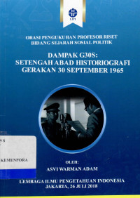 Image of Dampak G30S : Setengah Abad Historiografi Gerakan 30 September 1965