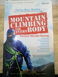 Image of Mountain climbing for everybody : panduan mendaki gunung