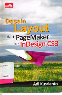Image of Desain layout dari page maker ke in design CS 3